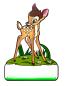 Preview: Bambi Junge - personalisierbar - 70x100cm