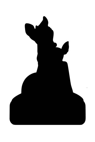 Bambi Junge - personalisierbar - 70x100cm