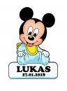 Geburtstafel Micky Maus - personalisierbar - 70x100cm